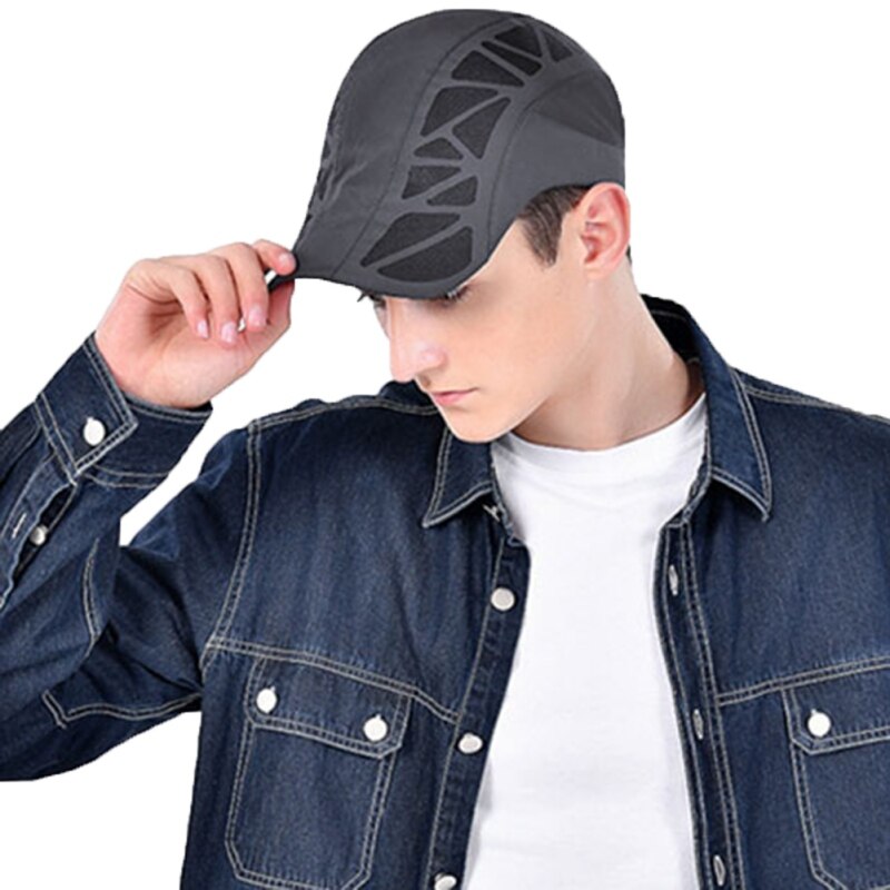 Décontracté Béret Chapeau Lierre Casquette Gatsby Chapeau Casquette de Golf Casquette de Baseball Réglable Respirant Boina Maille Casquettes De