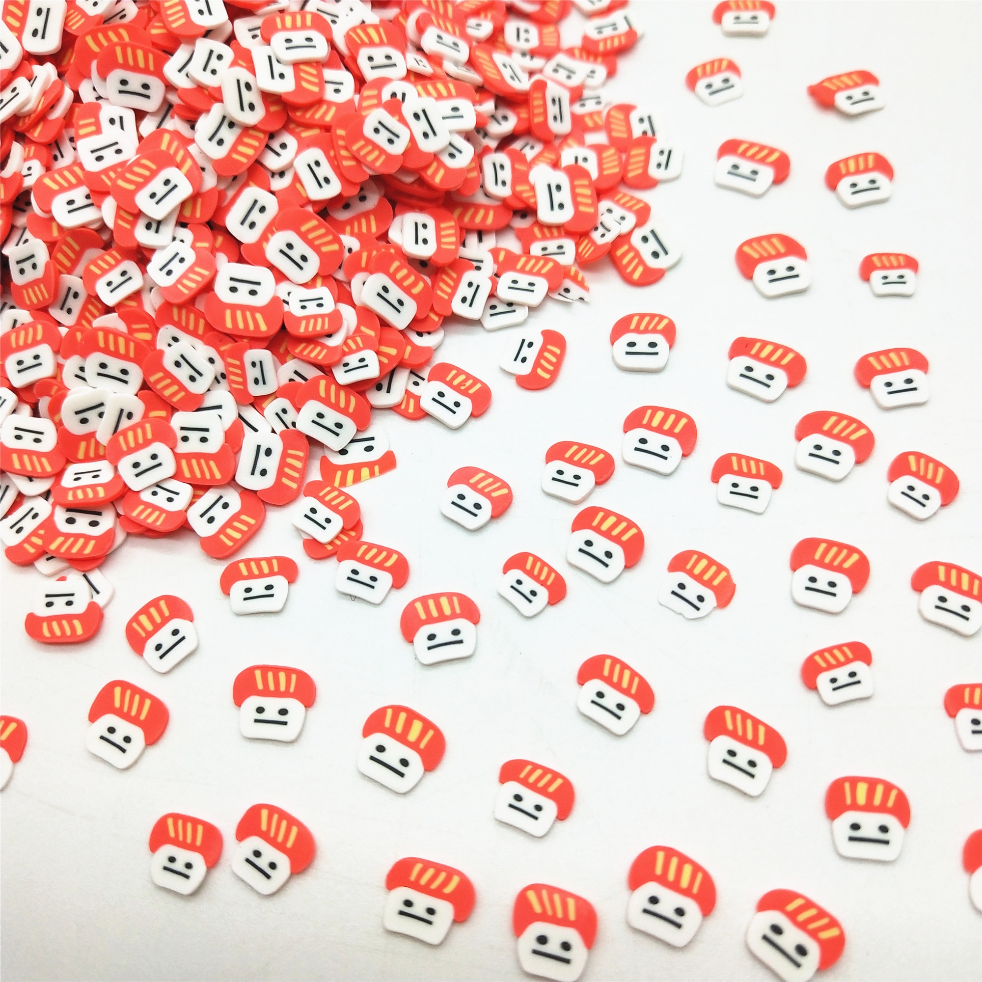 20 g/partia grzyb glina polimerowa dla majsterkowiczów 5mm plastikowe Klei błoto cząstki gliny