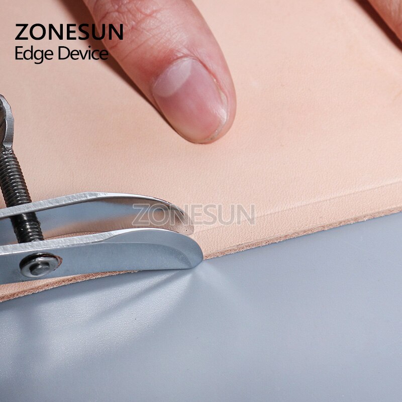 ZONESUN Adjustable / Creaser Edge Crafts Leather DIY Handcrafted Work Tool Edge Line Press Spacing Margin