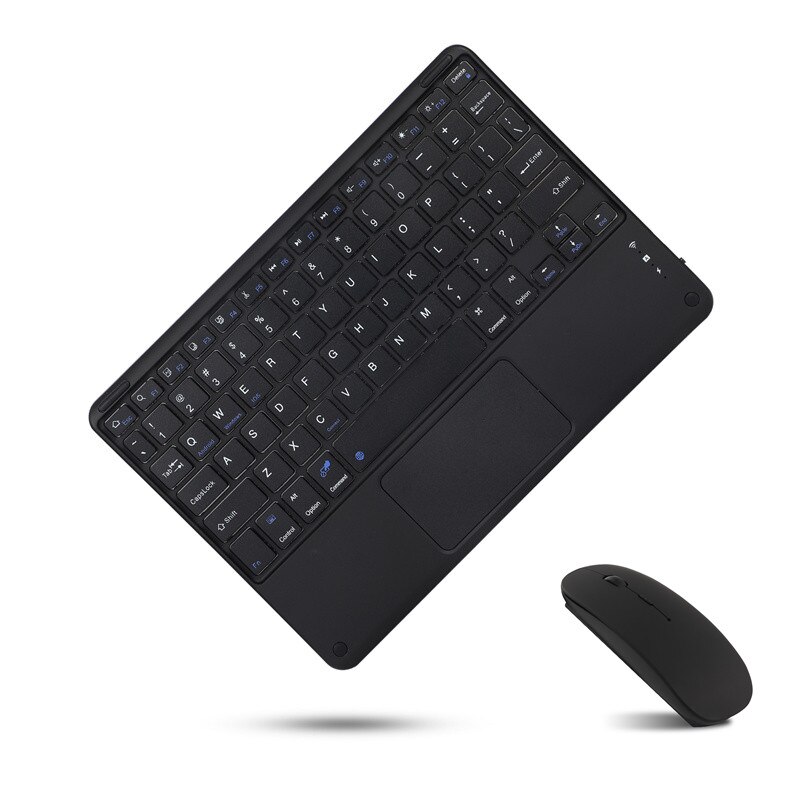 Funda for Xiaomi Pad 5 Pro 2021 Mipad 5 Mi Pad 5 Tablet Keyboard Spanish Russian Portuguese Hebrew Korean Keyboard Mouse Teclado: black keyboard M