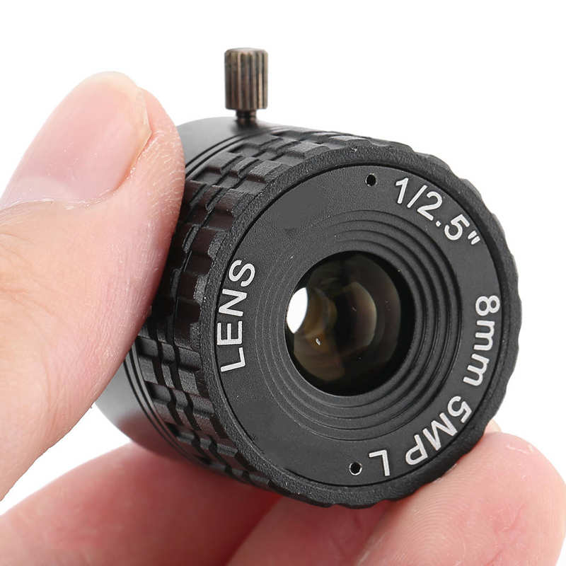Image Fixed Lens Camera Lens for Micro Four Thirds Cameras CCTV DSLR with Removable Hood