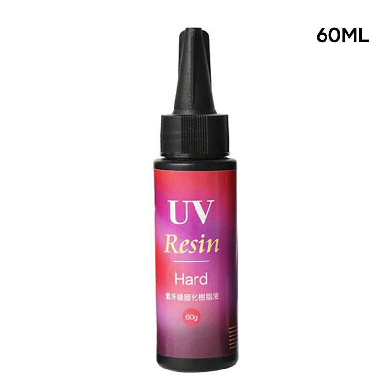Peinture époxy UV Colle Cristal Moule Époxy Résine Résine Colorant BIJOUX À BRICOLER SOI-MÊME Production HANW88: 60ml Hard
