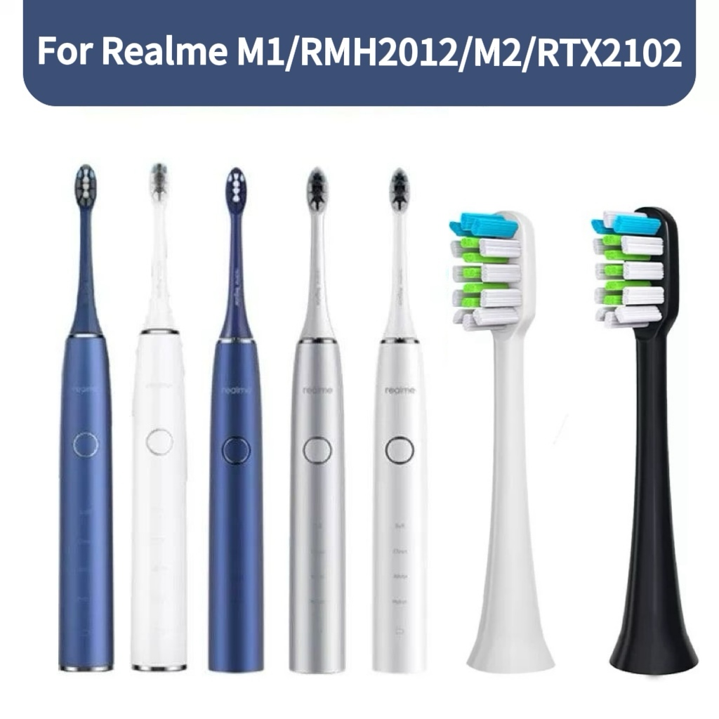For Realme M1/RMH2012/M2/RTX2102 Replacement Toothbrush Heads For Realme Electric Toothbrush M1/RMH2012/M2/RTX2102，4/8/16PCS