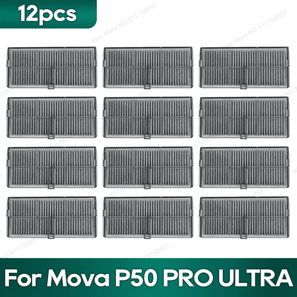 Compatibile con Mova P50 pro ultra, Mova P10 pro ultra, MOVA P10 ultra Accessori Tricut spazzola Filtro Hepa Mocio Sacchetto per la polvere in tessuto: Borgogna