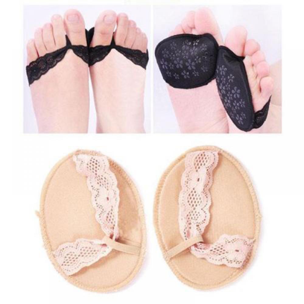 1 par Mulheres aliviar a dor Do Pé Palmilhas Gel Respirável Pads Almofada Metatarsal Dolorido Apoio Do Antepé