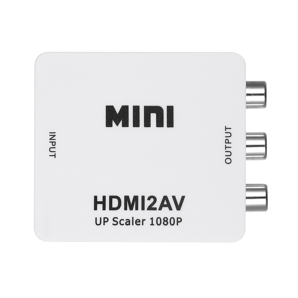 HD to AV Converter Digital Signal to RCA Video Converter 1080P Resolution Support NTSC/PAL Standard Wide Compatibility converter