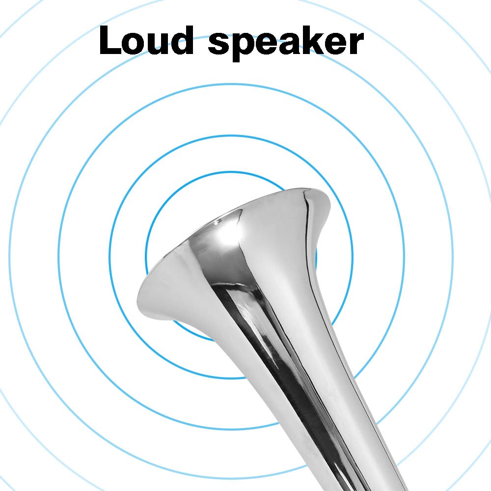 12v bil lufthorn 150db super højt universelt horn enkelt trompet kompressor 17 tommer 180 hertz horn til bil lastbil båd motorcykel