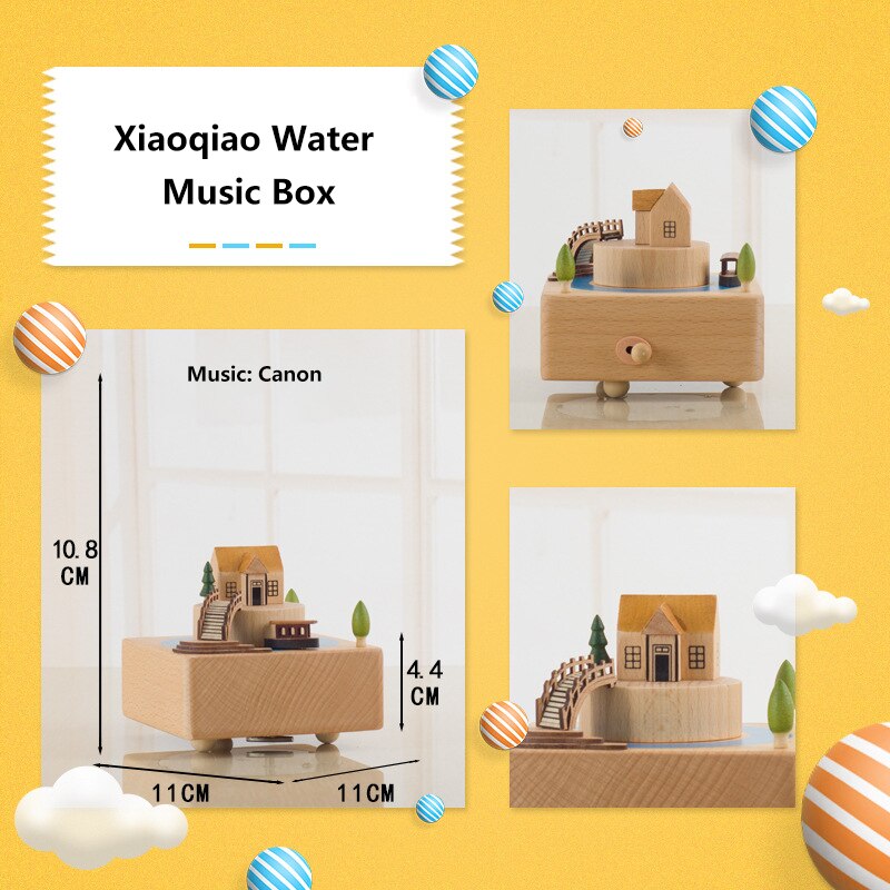 Home Decor Birthday Music Box Music Box Home Decoration Multiple Shapes Music Boxes