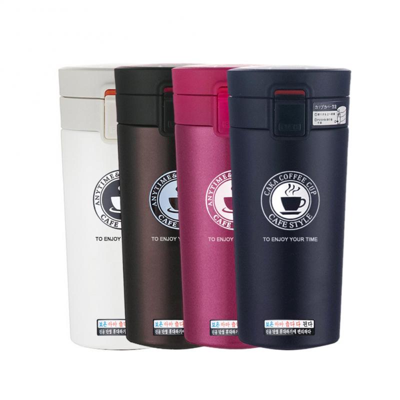 380ml Steel Vacuum Flasks Insulation cup Thermo Double Wall Stainless Travel mug thermoses portable drinkware coffee tea