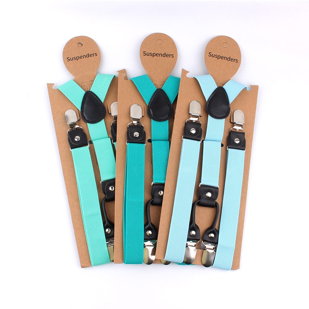 Bretelles élastiques solides et réglables pour garçons et filles, couleur bonbon, accessoires de mariage,