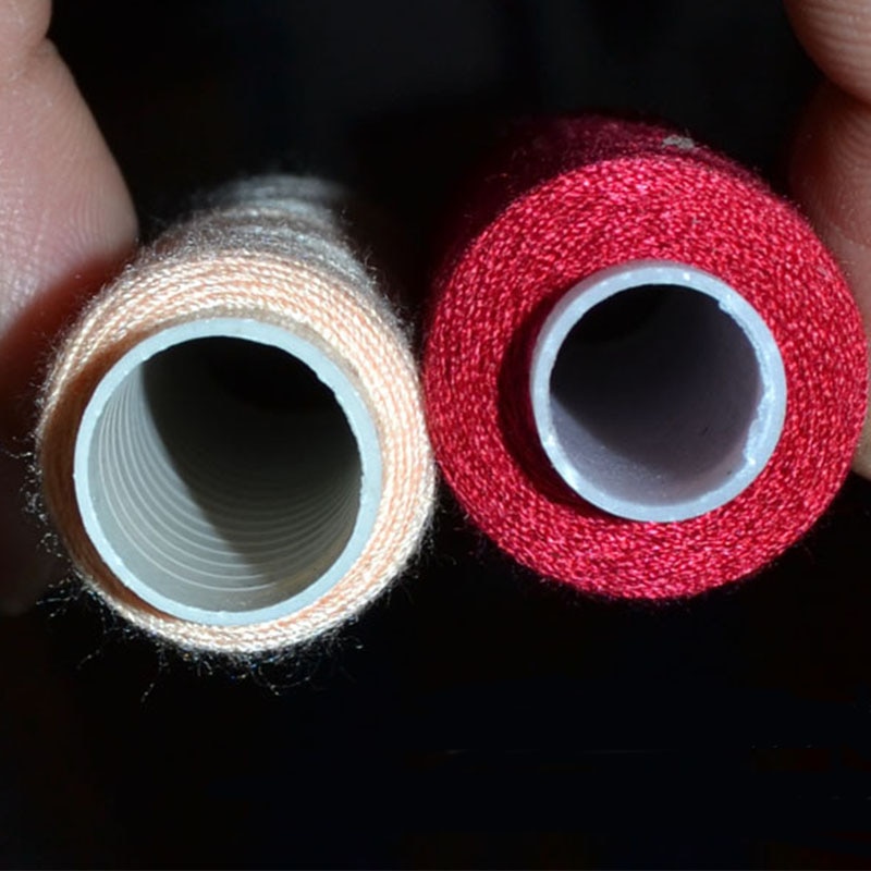 60 farver sytråde polyester bomuldstråd håndværk patch patch ratt leverer farverige maskin broderitråd