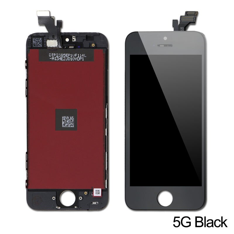 1PCS 100% AAAA LCD Screen For iPhone 5S 5 SE 5C Screen LCD Display Digitizer Touch Module 5S SE Screens Replacement: 5G Black