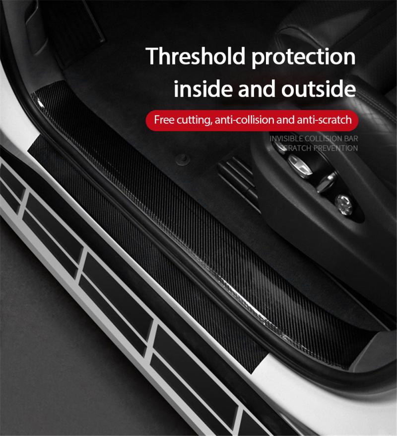 Auto Sticker Diy Plakken Protector Strip Auto Instaplijsten Zijspiegel Anti Kras Tape Waterdichte Bescherming Film Auto Accessoires