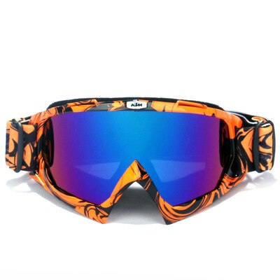 Professionele Motorcross Helm Ktm Bril Ce Goedgekeurd Mtb Downhill Fiets Bril 3 Kleur Beschikbaar Motorhelm Goggle: Default Title