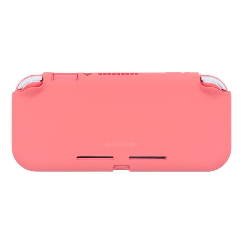 Vloeibare Siliconen Case Voor Nintendo Schakelaar Lite Kleur Roze Cover Shell Ns Mini Shell Box Voor Nintendo Schakelaar Lite Accessoires: Coral powder