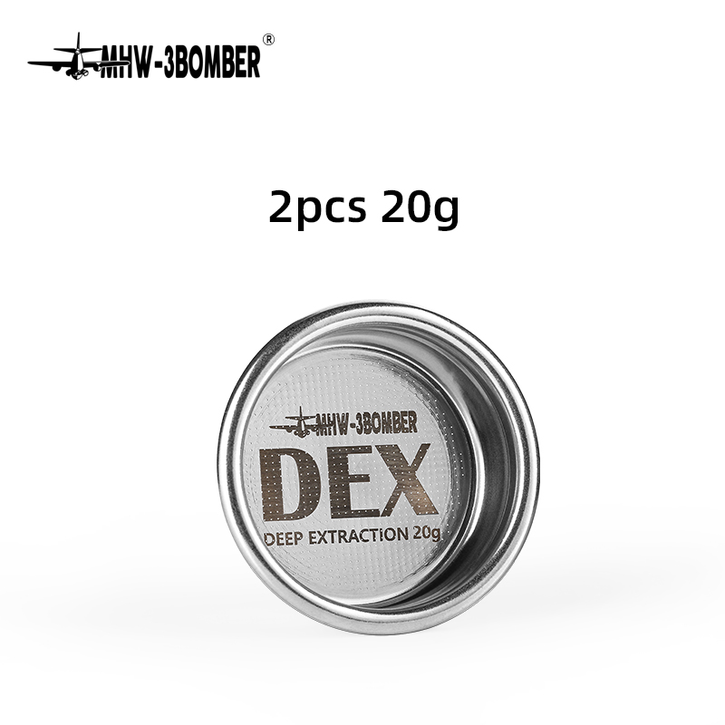 58,5 mm espressofiltermanden 15-20 g koffiemand met puckscherm geschikt voor 58 mm espressofilters koffiezetapparaataccessoires: Sky Blue