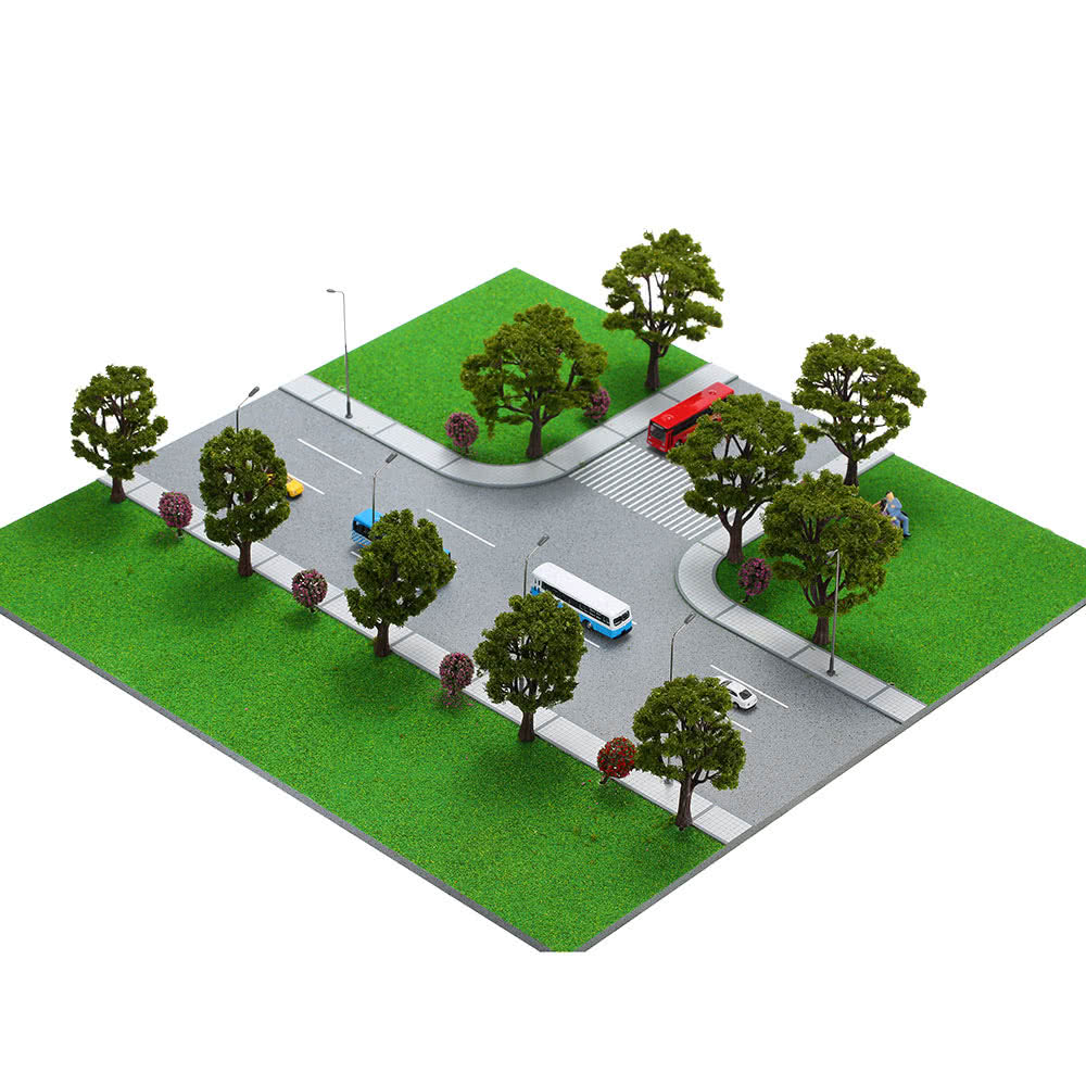 100 Pieces Plastic Model Trees Architectural Model Railroad Layout Garden Landscape Scenery Doll Weddings Diorama Miniatures