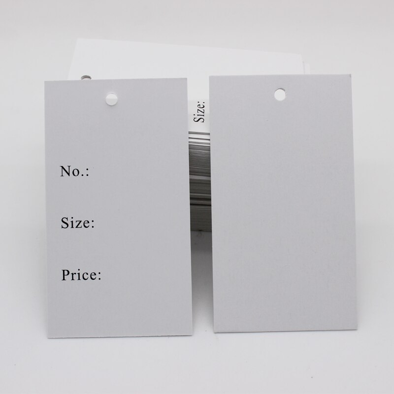 100pcs Price tag goods Item number label size price Universal Handwrite price cards price tag labe Plastic hanging ropel