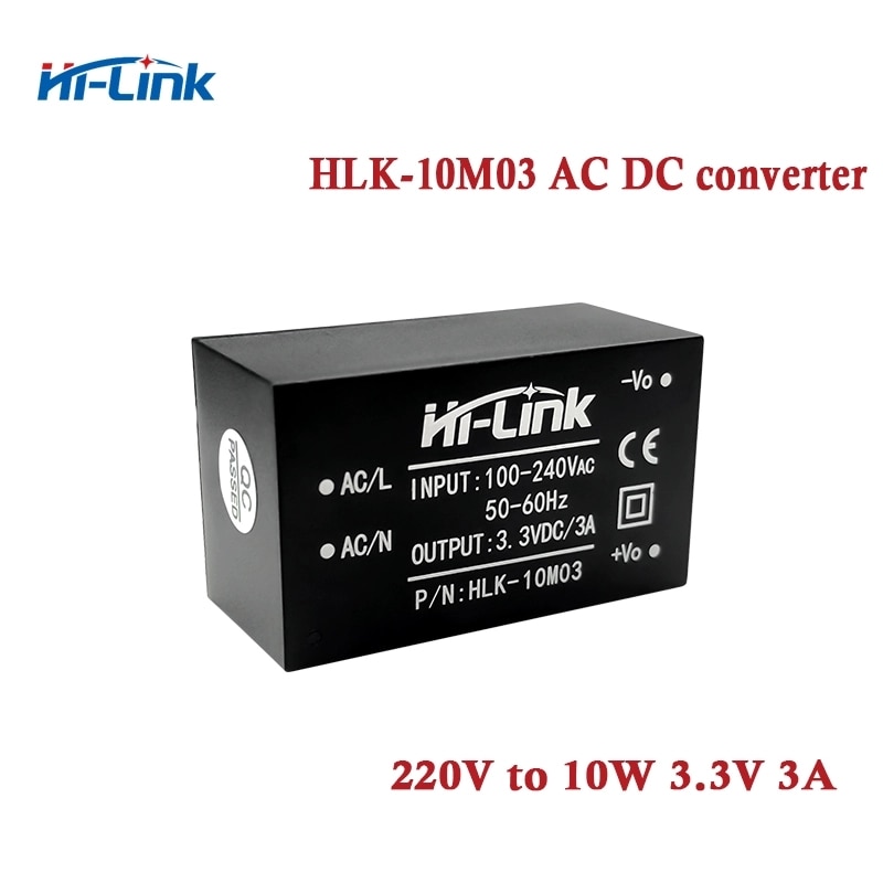 Hi-Link Hlk 3.3V Ac Dc Voeding HLK-10M03 3.3V 10W 3A Uitgang Met Ce/rohs