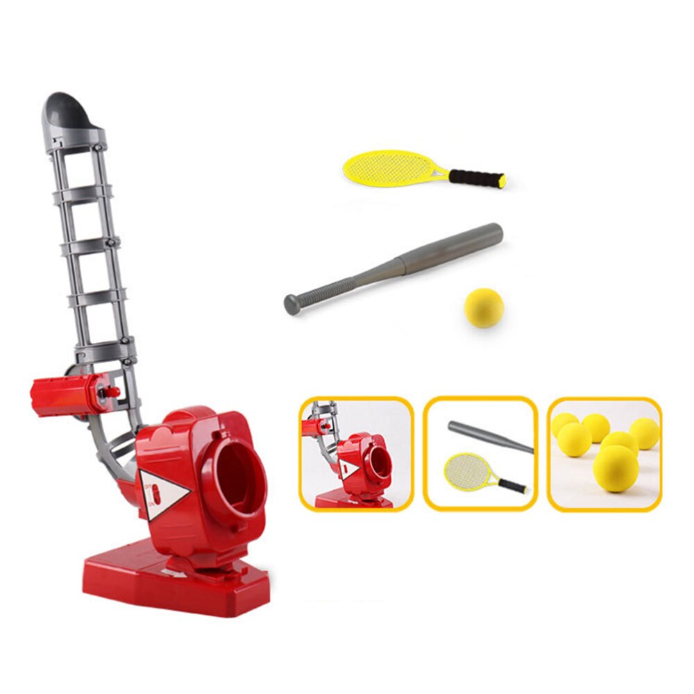 1pc Baseball Self-motion Pitching Machine Automatic Launcher Baseball Bat Outdoor Baseball Trainer Practice Without Batt