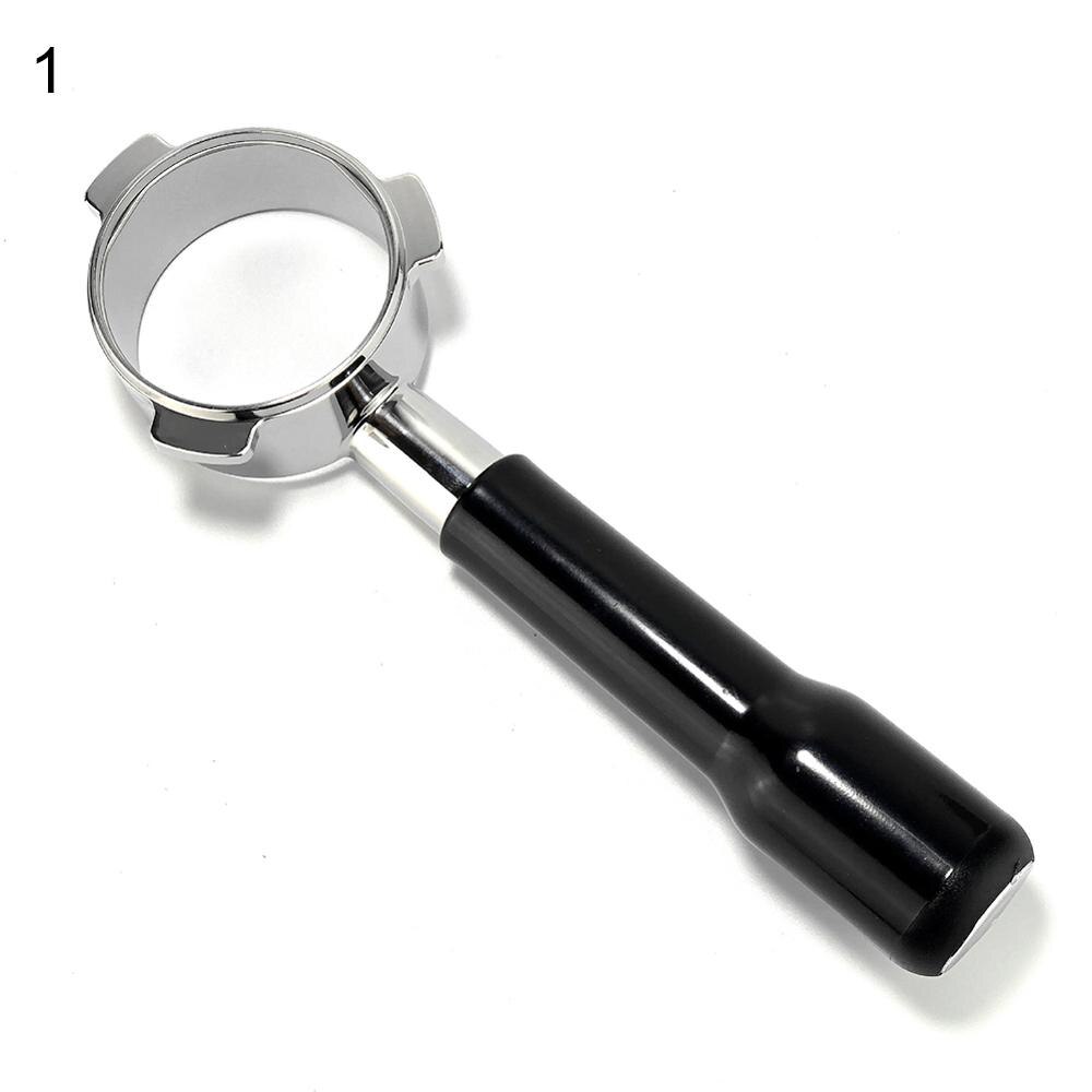Træhåndtag filternet 54mm kaffe espressomaskine portafilter filterkurv til breville 870/875/808 mesh filter kaffegrej: 1 no filterkurv