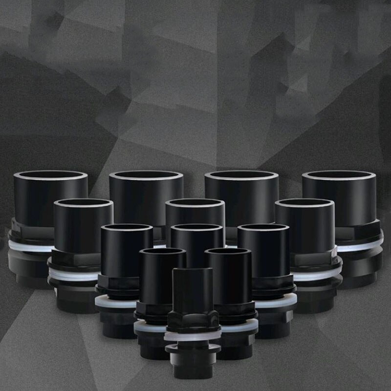 Aquarium 20-50mm PVC Water Tube Connectors Thicken Fish Tank Pipe Drainage Connector Garden Drain Pipe Adapter Supply Fittings