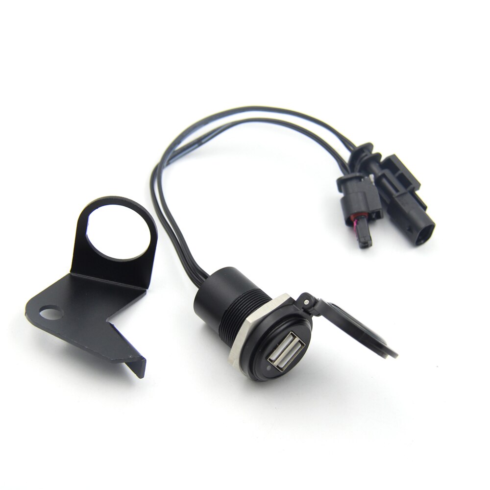 Para BMW R1200GS R1200RT ADV R1250GS 4.2A interfaz USB Dual Puerto adaptador de cargador de pantalla Digital