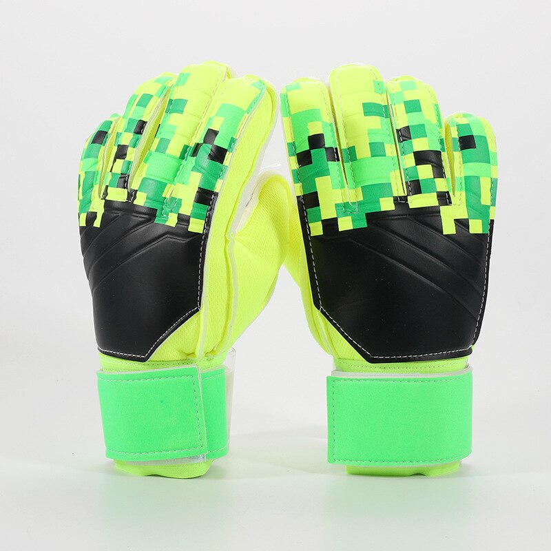 Latex Voetbal Doelman Handschoenen Voetbal Training Doel Keepers Handschoenen Antislip Goalie Handschoenen: BST-909 green / size 9