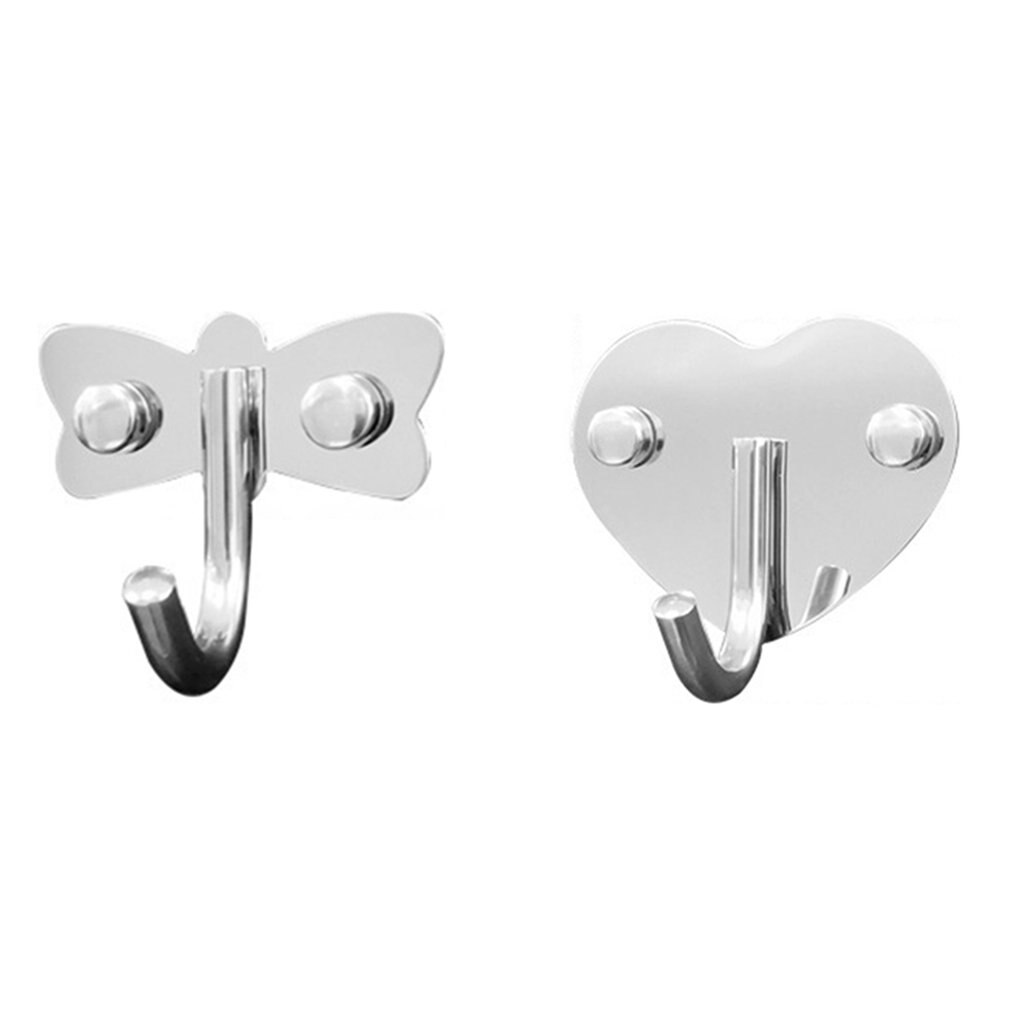 Lightweight Stainless Steel Hook Free Punching Strong 304 Hook Bathroom Nail-free Hook