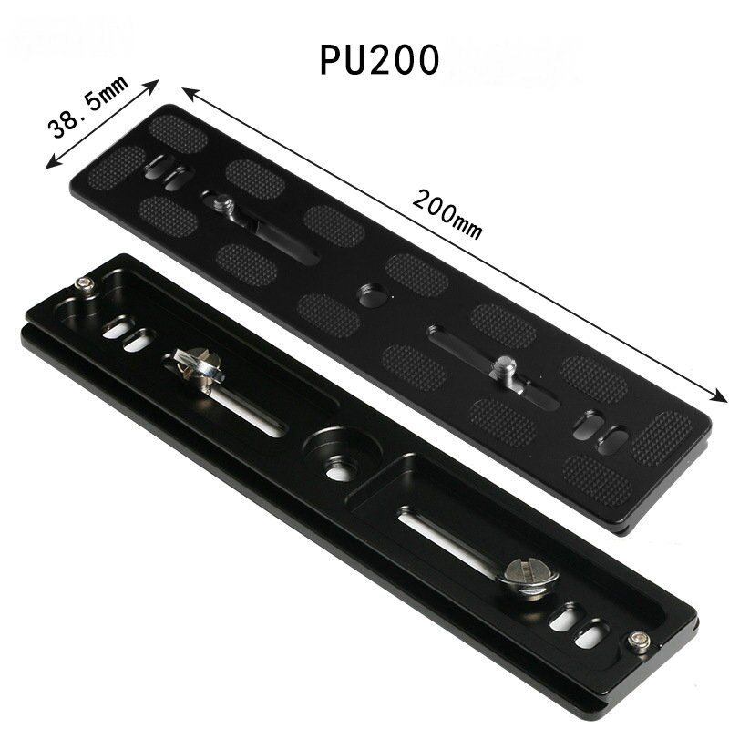 Quick Release Plate Camera Mount Long Plate Base Plate Bracket With 1/4 Inch Screw For DSLR Camera Tripod PU07: PU200