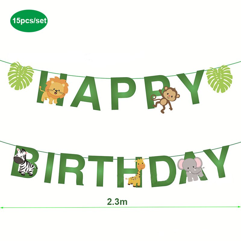 Creative Party Zoo-Tiere Wimpelbanner – Bunte Safari-Deko Für Kindergeburtstag & Partys