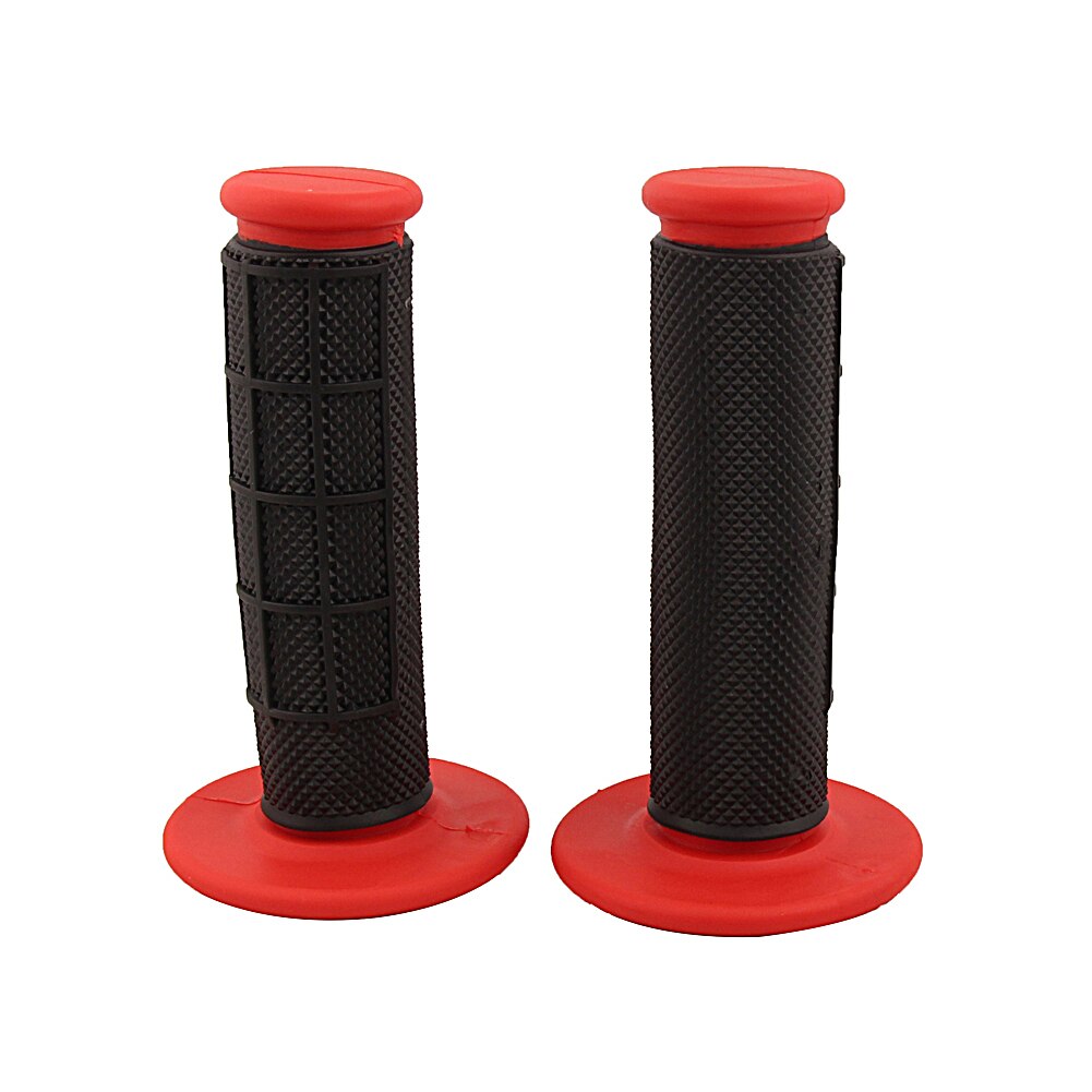 Motocross Grips Hand Grips TPE Rubber Handle Grips For EXC EXCF XC XCF XCW XCFW MX SX SXF KAYO BSE Dirt Bike Enduro Supermoto: Red