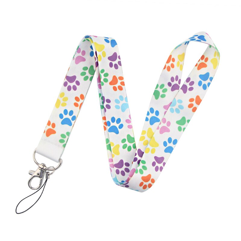 ZF1898 1 stücke Obst Avocado Pfirsich Zitrone Ananas Pflanze Kaktus Katze Footprint Hund Pfote DIY Lanyard Neck Strap Für USB abzeichen Halter: 13