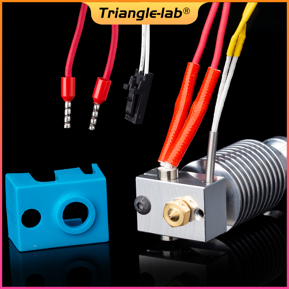 Trianglelab V6 Hotend vormontierte Einheit für PRUSA i3 MK3 MK3S MK2/2.5 v6 Kühlkörperdüse 3D-Drucker