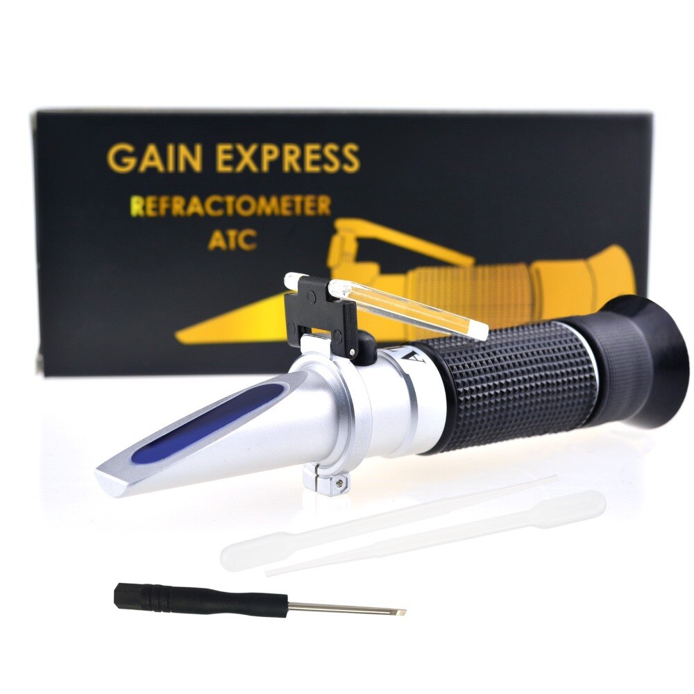Refractómetro de salinidad 0-28% ATC, probador de medidor de nivel de sal de cloro de sodio (NaCl), Kit de prueba para agua de mar salina