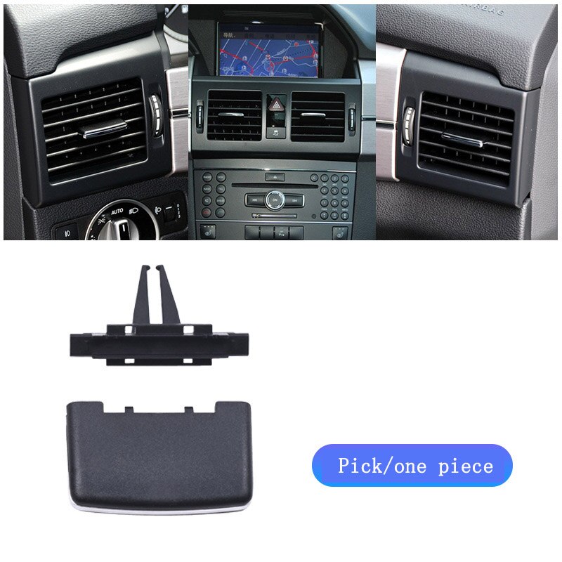 Air conditioning air outlet air pick vent dash dash grill cover for mercedes-benz c-class  w204 c180 c200 glk 300 gle gl ml: 5