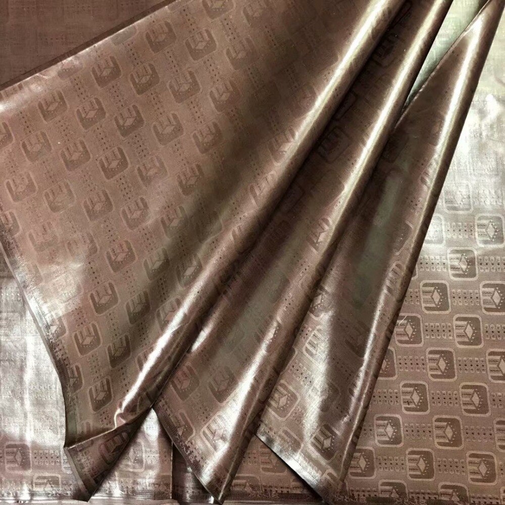 Bazin riche getzner atiku | Tissu en dentelle blanche pour hommes, tissu africain riche, tissus pour patchwork, 5yard/ensemble L1402-