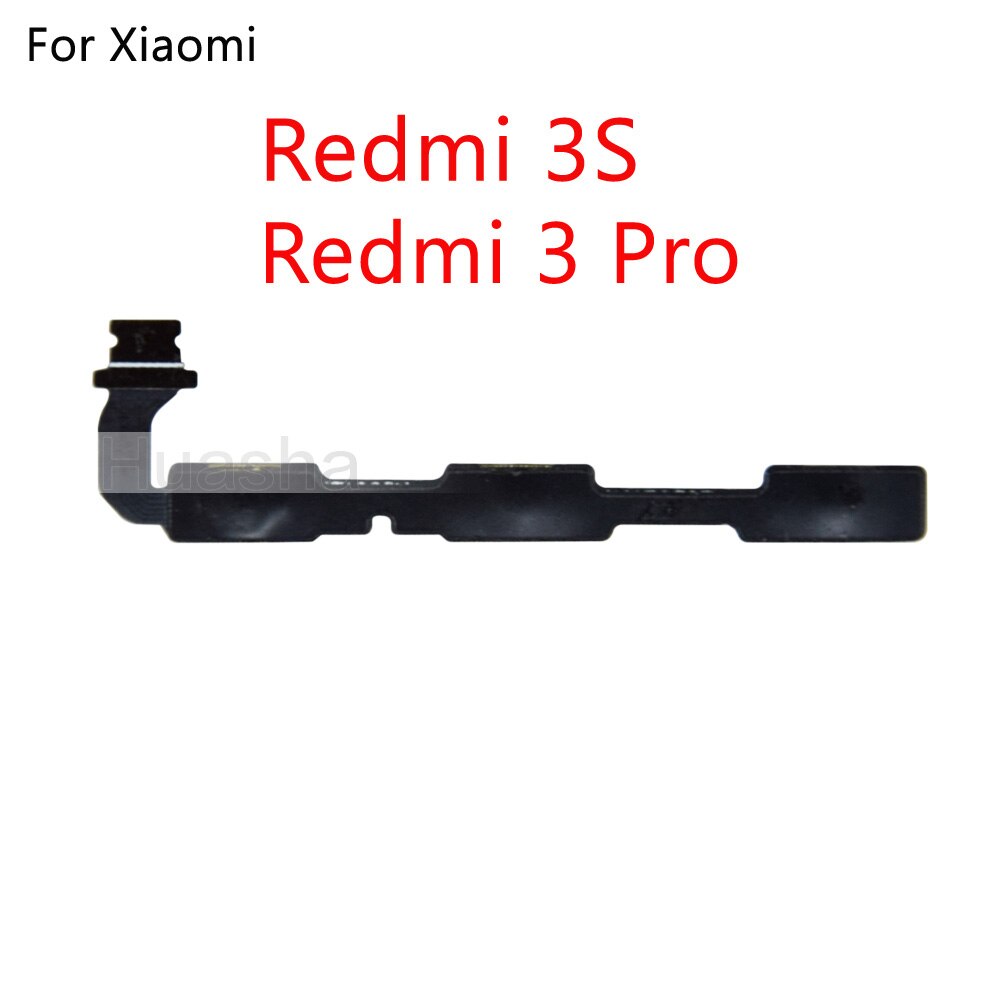 Power Volume Button Switch On Off Button Flex Cable For Xiaomi Redmi 3 3S 4A Note 2 3 4 5 Plus Pro 4X S2