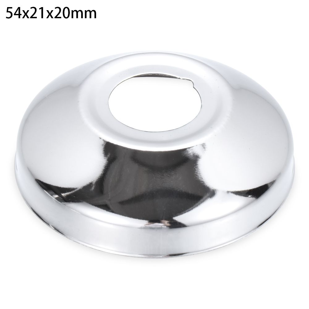 Useful Stainless Steel Faucet Decorative Cover Pipe Wall Covers Wall Flange Cover Shower Kitchen Faucet Decor Accessories: 54x21x20mm