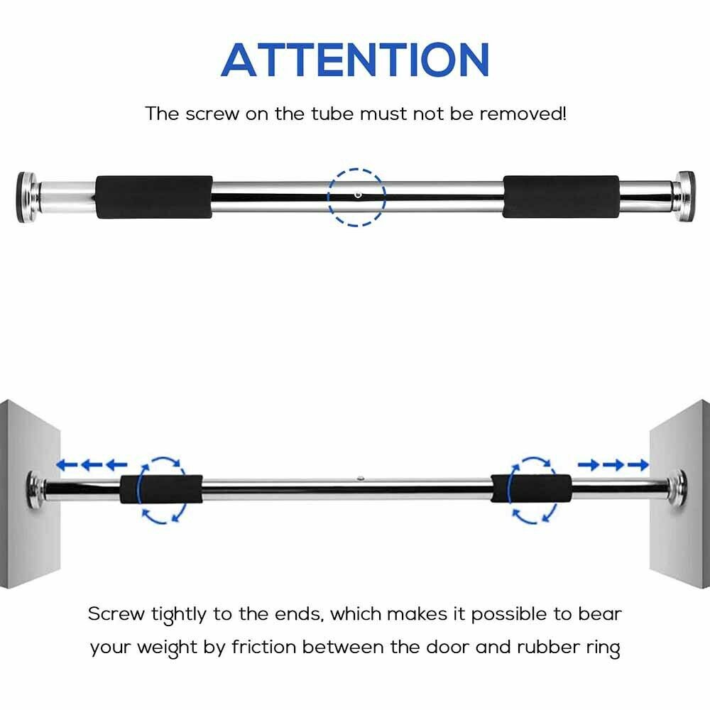Tür Horizontale Bars Stahl 160kg Home Gym Workout Kinn push-Up Pull Up Training Bar Sport Fitness Sitzen-ups Ausrüstungen Heavy Duty