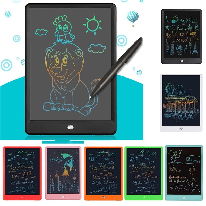 Kleurrijke 10 inch LCD Schrijven Tekentafel Tablet Pad Notepad Elektronische Grafische Digitale Handschrift met stylus pen