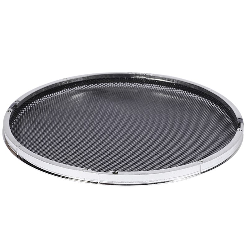 For 1&quot;/2&quot;/3&quot;/4&quot;/5&quot;/6.5&quot;/8&quot; Inch Audio Speaker Conversion Net Cover Decorative Circle Metal Mesh Grille Protection #Black