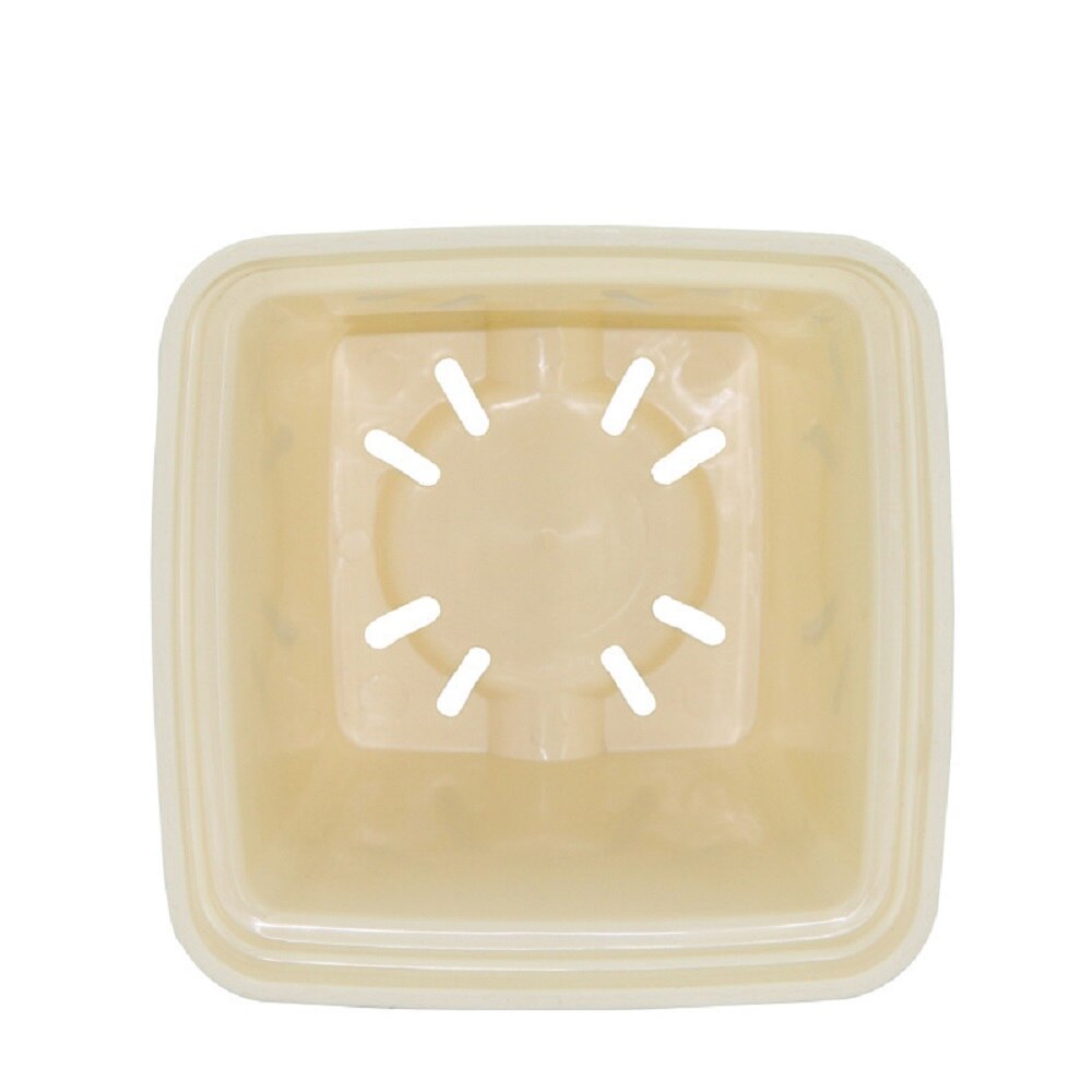 Plastic clay style square flower pots gardening plants European style balcony decorative flower pots