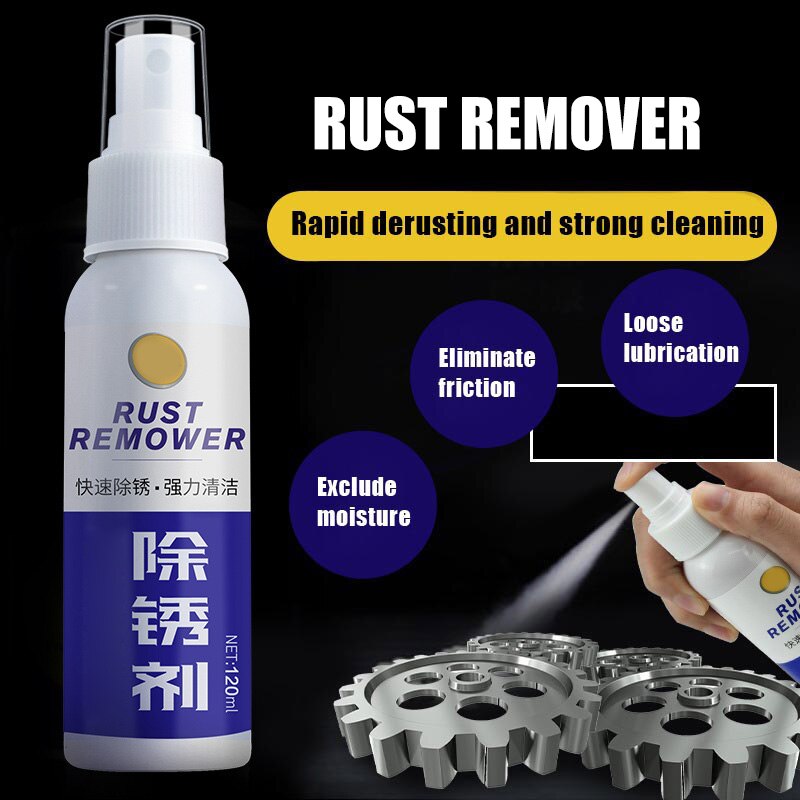 120ml Multi-purpose Rust Remover- Rust Inhibitor Derusting Spray Car Maintenance Clean NJ88