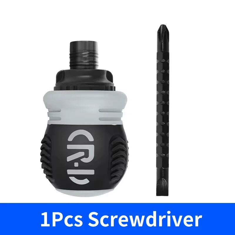 Mini-ratelschroevendraaier Magnetische kruiskopschroevendraaier met gleuf Arbeidsbesparende constructie Handgereedschap Omkeerschroevendraaier Industriële driver: Rood