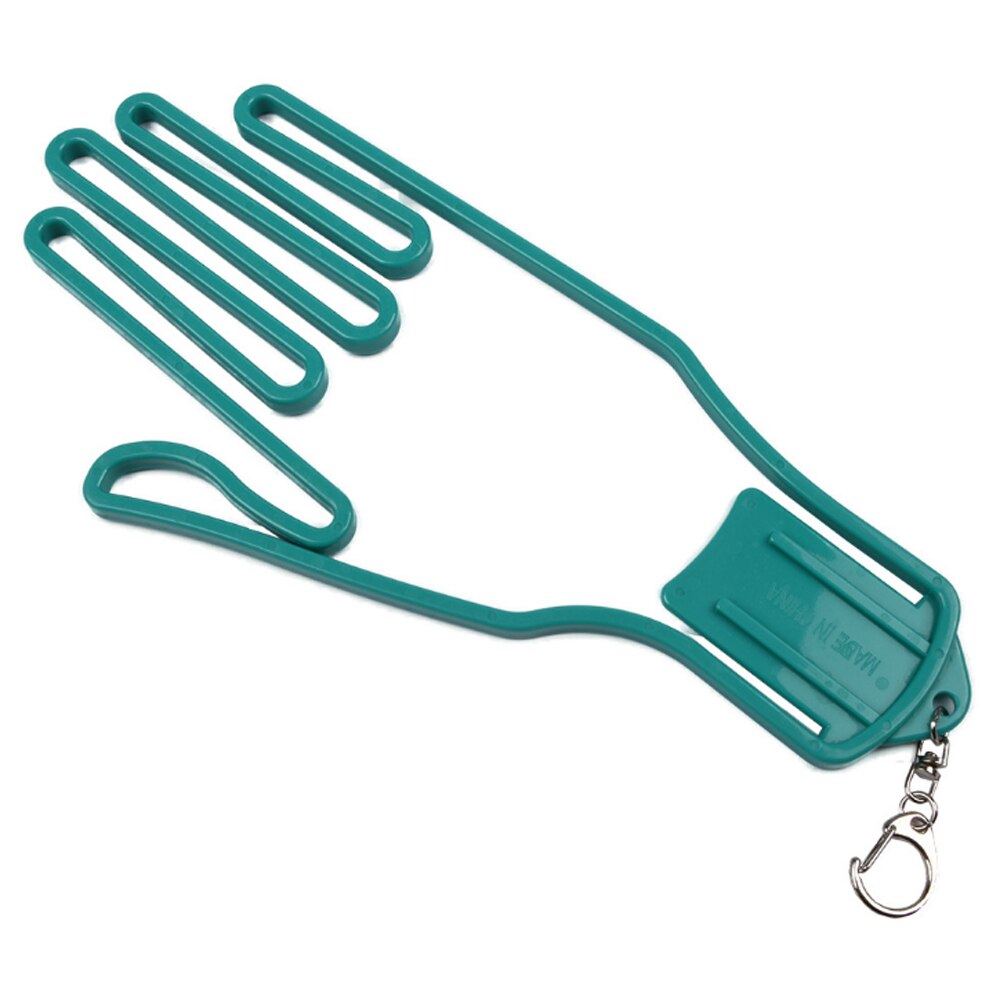 Golf Handschoen Houder Handschoen Rack Droger Hanger Brancard Voorkomen Handschoenen Krimpen Vervormen Plastic Met Sleutelhanger 8 Kleuren: Light green