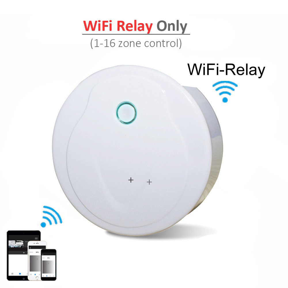 12V Led Dimmer Wifi Pwm Rf 2.4G Wireless Touch Remote Dc 24V 12V Smart Wifi dimmer Controller Voor Enkele Kleur Led Strip: Wifi Relay Only