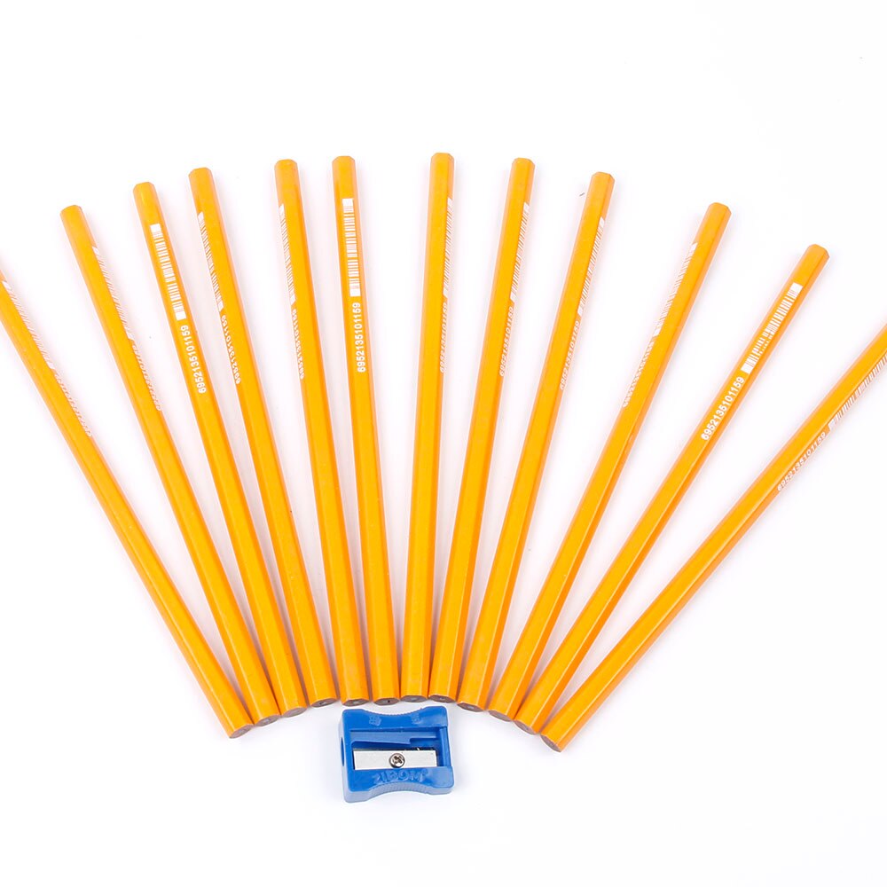 12 Stuks Standaard Hb Schets Schrijven Kids Schrijven Potlood Met Gum Met Gum