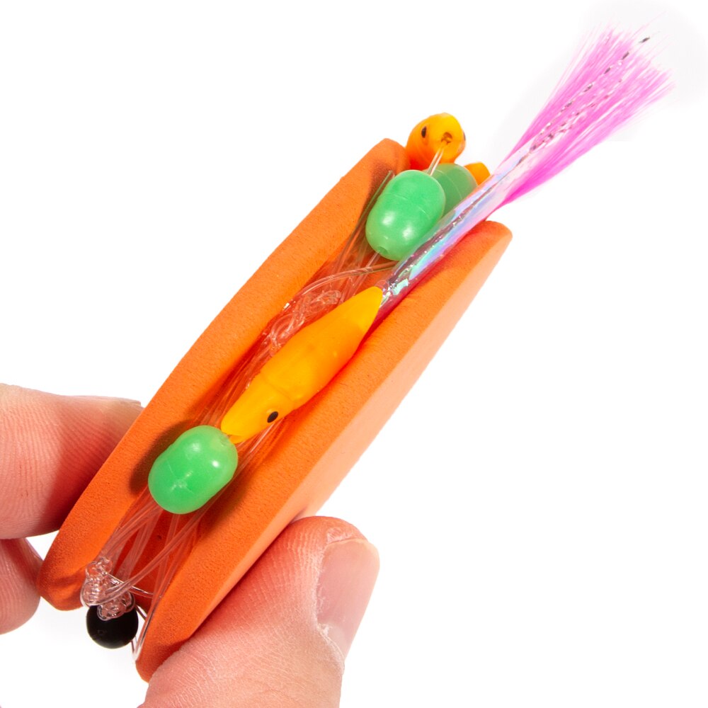 Planche à rouler en mousse avec bobine, ligne de pêche, tampon de rangement, accessoires de boîte à matériel, de