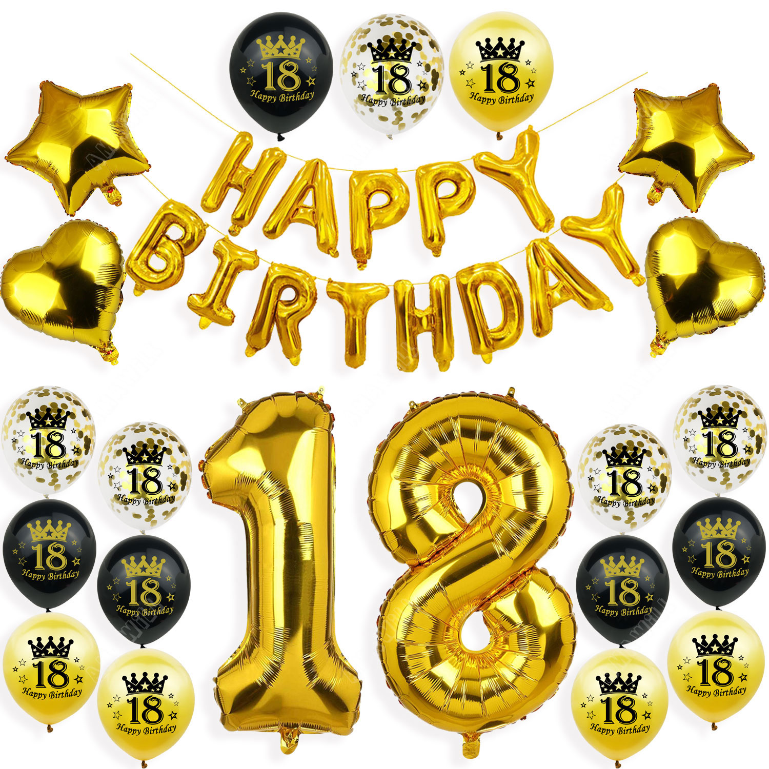 Amawill Happy 20 Birthday Balloons Rose Gold Theme Number 20th Years Old Adult Anniversary Party Decorations Man Woman Supplies: Emerald